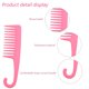 thumbnail image 3 of 2 peines de dientes anchos para mujer, peines para peinar el cabello, peines duraderos para cabello húmedo o seco para hombres y mujeres, 3 of 5