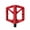 Red, variant on Crankbrothers Stamp 1 Small Blue MTB Mountain Bike Pedals (16272)