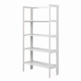 thumbnail image 4 of Jela Solid Wood 4 Shelf Folding Bookcase - White, 4 of 12