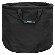 22*18inch Garden Leaf Storage Bag 600D Waterproof Oxford cloth Reusable Yard Waste Bag Container Tote Heavy Duty Compost Bag-Black