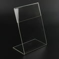 thumbnail image 2 of FUEENIRVA Transparent Acrylic Price Tags Holder Versatile Desktop Menu Storage, 2 of 6