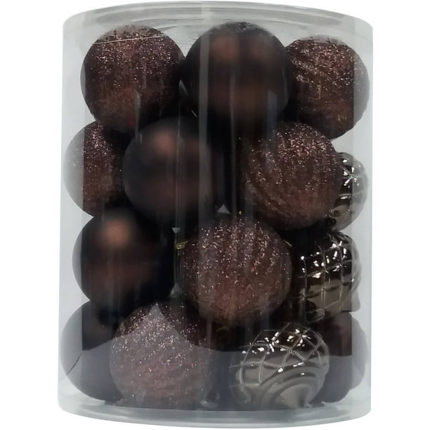 Holiday Time Christmas Decor 60mm Branch Brown Shatterproof Ornament