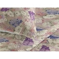 thumbnail image 3 of Ambesonne Spring Floral Quilted Bedspread Set 3 Pcs, Romantic Asian Daisy, Queen, Dark Lavender Cream Lilac, 3 of 4