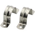thumbnail image 1 of 10PCS 50mm304 Abrazadera de manguera Abrazadera de tubo de acero inoxidable Clip de tarjeta tipo U Tarjeta de equitación Soporte de tubo Hebilla de tubo Abrazaderas de tubería Abrazadera de tubería, 1 of 5