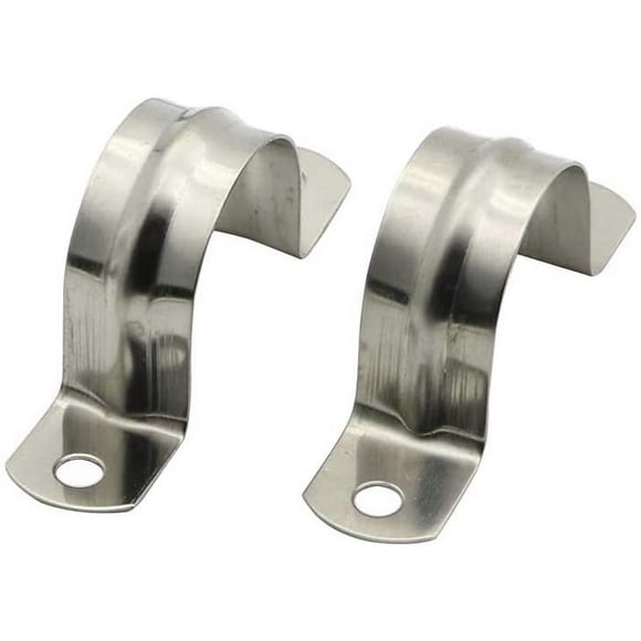 10PCS 50mm304 Pipe Clamp Stainless Steel Tube Clamp U-type Card Clip Horse Riding Card Tube Bracket Pipe Buckle Pipe Clamps Water Pipe Clamp U Card