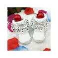 thumbnail image 2 of Newborn Baby Girls Kids Princess Bowknot Lace Ruffle Frilly Ankle Socks Bowknot, 2 of 11