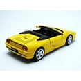 thumbnail image 4 of Hot wheels BLY35 Ferrari F355 Spider Convertible Yellow Elite Edition 1/18 Diecast Car Model by Hotwheels, 4 of 4