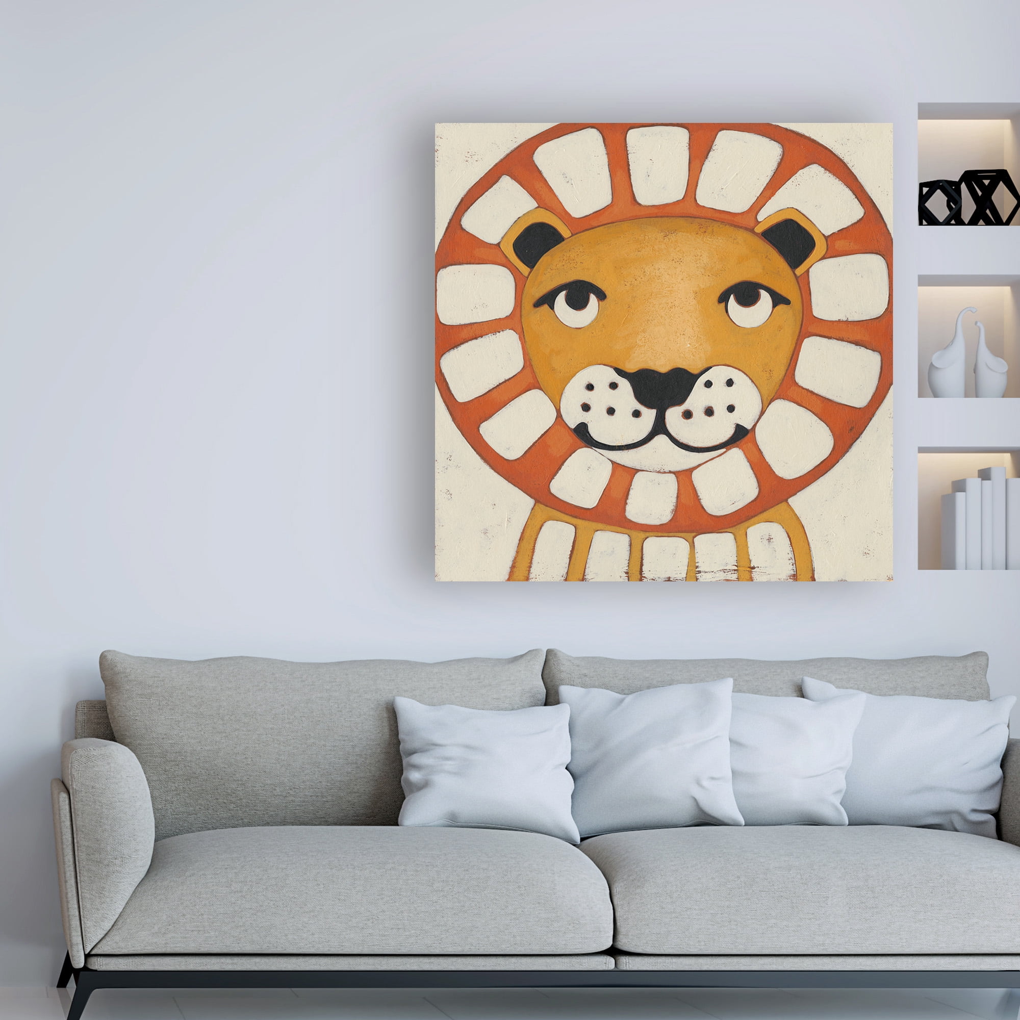 Trademark Fine Art 'Zoo Portrait III' Canvas Art by Chariklia Zarris