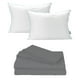 thumbnail image 1 of Sábanas Individual Basic Grey + Almohada Royal Twin, 1 of 8