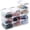 Clear White-1.3 QT(10 Pack), variant on 1.3 Qt 6 Pack Small StorBPlastic Container Stackable Box With Lids For Organizing r White