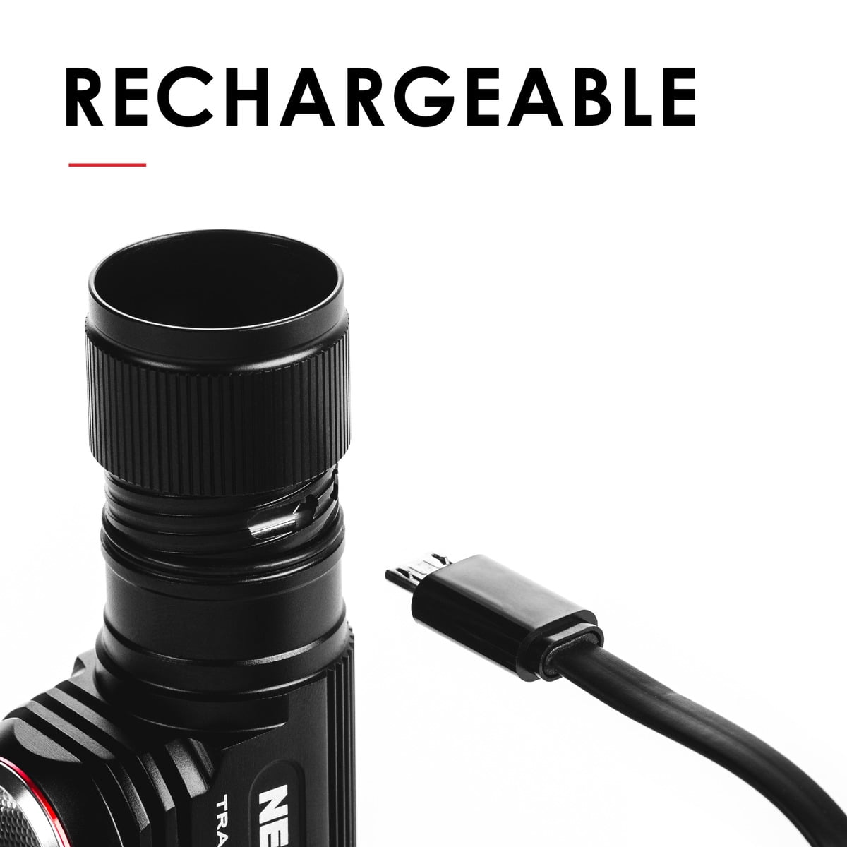 NEBO TRANSCEND Rechargeable Headlamp - 1,000 Lumen Lumen Turbo Mode, Brightest Rechargeable Headlamp and Flashlight