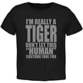 thumbnail image 1 of Halloween Human Tiger Costume Toddler T Shirt, 1 of 1