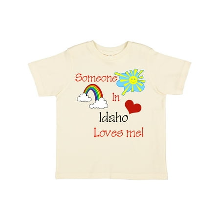 

Inktastic Someone in Idaho Loves Me! Gift Toddler Boy or Toddler Girl T-Shirt