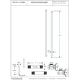 thumbnail image 6 of Westbrass 20" Bullnose Dual Facuet Supply Line Kit with Round Handle Angle Shut Off Valves, Satin Nickel, 6 of 8