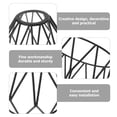 thumbnail image 3 of 2pcs Pendant Light Shade Light Bulb Cage Wrought Iron Pendant Light Bulb Cage, 3 of 8