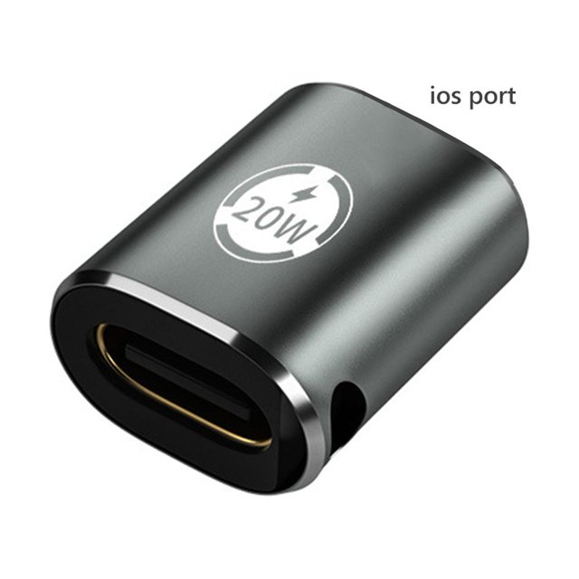 Adaptador Transferencia Datos Portátil PD Conector Carga PD20W para IPhone/iPad Bsvklp
