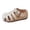 Beige, variant on Gyujnb Toddler Kids Closed-Toe Fisherman Sandals Adjustable Buckle Non- Sole for Summer Beach & Outdoor Play,3-3.5 Years