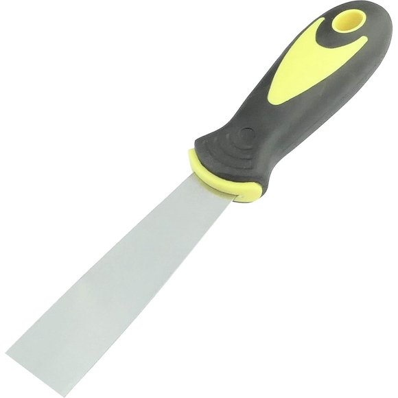 Painter's Spatula Set With Plastic Handle, Stainless Steel, Plaster Spatula, Scraper, Pallet Knife, Scratches, Putty Knife For Removal