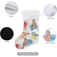 thumbnail image 3 of Coolnut Bird Ink Illustration Christmas Stockings 1PCS,Big Xmas Stockings Gift Decorations and Party Supplies,Used for Fireplace Decoration Socks Christmas Tree Decoration, 3 of 7
