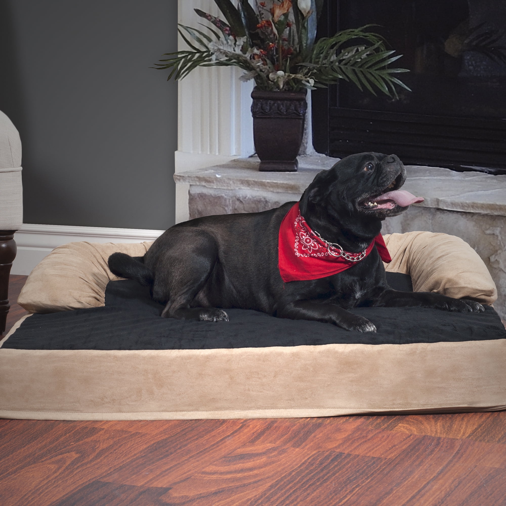 Petmaker Orthopedic Memory Foam Dog Bed, Large, 25.50"L x 35.50"W x 9"H