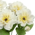 thumbnail image 2 of 11-inch Artificial Silk White Dahlia Cemetery Pick, for Indoor/Outdoor Use, by Mainstays, 2 of 8