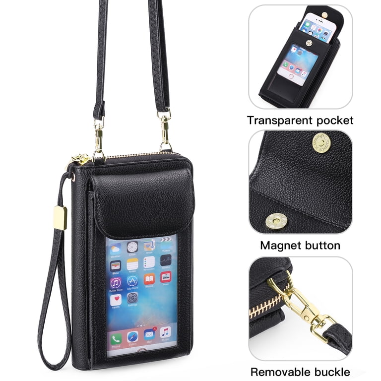 FALAN MULE Cell Phone Crossbody Wallet, RFID Blocking photo 6