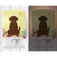 thumbnail image 2 of Caroline's Treasures BB6056CNL Easter Eggs Chocolate Labrador Ceramic Night Light, 6x4x3", multicolor, 2 of 2