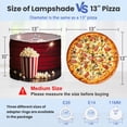 thumbnail image 2 of Movie Linen Drum Lampshades Movie Sign Black Red Modern Home Theater Room Cinema Popcorn 13"x13"x10" Light Shade for Table Lamps Floor Lamps Drum Lamp Shades Lampshade Replacement Assembly Required, 2 of 8