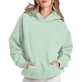 thumbnail image 2 of ZSQDM Hoodie Women Women's Oversized Sweaters 2025 Long Sleeve Knit Casual Pullover Sweater Fall Outfits Clothes Sweater Shavers To Remove Pilling Women Blending Sweatshirt （L）, 2 of 4