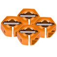 thumbnail image 4 of Adaptateur de moyeu hexagonal universel 12 mm pour voiture télécommandée HSP Sakura à l'échelle 1/10 (6 mm, orange doré), 4 of 4