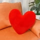 thumbnail image 4 of Cojín decorativo en forma de corazón | Lindo cojín de felpa suave para el día de San Valentín | Terciopelo rosa Respetuoso con la piel | 16x14 pulgadas | Sofá Cama Decoración de Coches | Regalo para, 4 of 8
