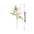 thumbnail image 3 of Twfbrm 2 Pcs Easter Eggs Floral Picks, 16" Artificial Flower Stems with Eggs and Berries, Realistic Decorative Easter Egg Twig Branches Vase Filler Table Centerpiece Spring Decor for Party Wedding, 3 of 6