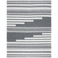thumbnail image 3 of SAFAVIEH Kilim Adam Striped Polyester Area Rug, Ivory/Dark Grey, 8' x 10', 3 of 10