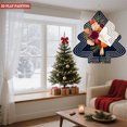 thumbnail image 2 of Metal Hanging Christmas Tree Wind Spinner - Decorative Dark Blue Outline with Festive Elements for Yard & Garden Decor, 2 of 7