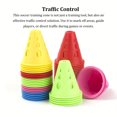 thumbnail image 2 of 10pcs roller skating pile flat flower Game Hollow Windproof pile training training props Obstacle thickened windproof skates barricade [blue], 2 of 9