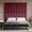 Vino Red, variant on Jaxx Panelist Modern Padded Headboard – Set of 4 Wall Mounted Panels - King, Vino Red Microvelvet