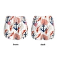 thumbnail image 5 of Lsque Koi Fish And Corals Printed Women's Running Shorts with Liner Pockets,Elastic Quick Dry Workout Athletic Gym Yoga Shorts,Womens High Waist Shorts-Medium, 5 of 9
