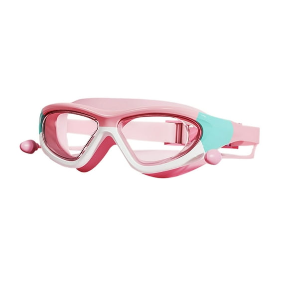 Gelikeya Swim Goggles for Kids 3-15 Silicone Swimming Glasses Resist Leak Proof Swim Eyeglasses with Adjustable Straps for Boys Girls Pool Beach #Light Pink