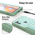 thumbnail image 2 of ExoGuard For Samsung Galaxy A11 Case, Phone Case with Screen Protector and Kickstand (Green), 2 of 7