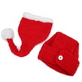 thumbnail image 1 of Gorro de Navidad de Ganchillo BuyWeekMX para Bebé 0 a 3 Meses, 1 of 9