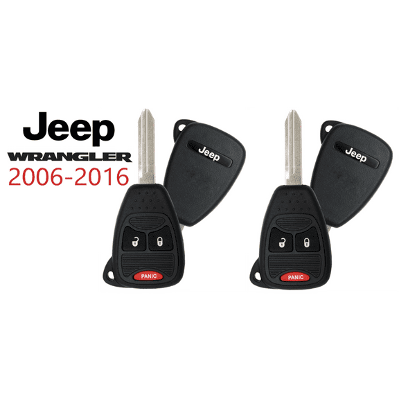2 New Jeep Wrangler Remote Key 2006-2016 OHT692713AA OHT692715AA VLS