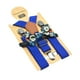 thumbnail image 1 of Juego de tirantes y pajarita para niños con 3 pinzas en forma de Y, práctico y portátil, para niños de 1 a 8 años. Azul, 1 of 9