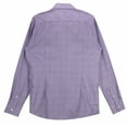 thumbnail image 2 of Eton Men's Purple / White Checkered Dress Shirt - L, 2 of 2
