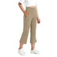 thumbnail image 7 of OGLCCG Capri Yoga Pants for Girls Teens Soft High Waisted Workout Leggings with Pockets Straight Leg Gym Pants with Pockets 6-15 Years, 7 of 7