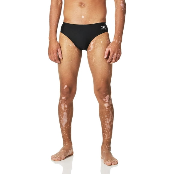 Bañador Speedo Brief Endurance+ Solid para hombre, color negro, talla 38