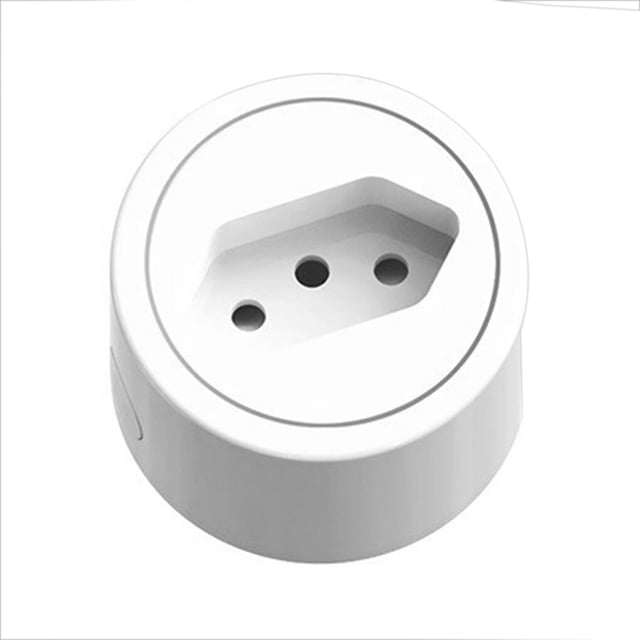 Cateissary Enchufe inteligente 16A WiFi Brasil hogar inteligente salida inteligente con de potencia sincronización Control de voz funciona con Electrónica