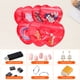 thumbnail image 2 of 100 bolsas de joyería con forma de corazón, resellables, para San Valentín, bonitas para pequeñas empresas, 2 of 7