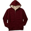 Faded Glory - Big Men's Plush Shearling-Lined Zip Hoodie