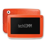 TechComm M2 7” HDD 8GB Android 5.1 Touch Screen Brightly Colored Tablet for Children's Learning and Entertainment with Dual Camera WiFi and Bluetooth