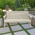 thumbnail image 5 of Highwood Weatherly 5-foot Garden Bench - 2-Person, Eco-friendly, Synthetic Wood, 5 of 8